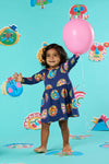 Gorman NZ - Lion Spot Baby Dress - navy