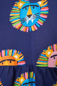 Gorman NZ - Lion Spot Baby Dress - navy