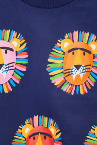 Gorman NZ - Lion Spot Baby Sweater - navy
