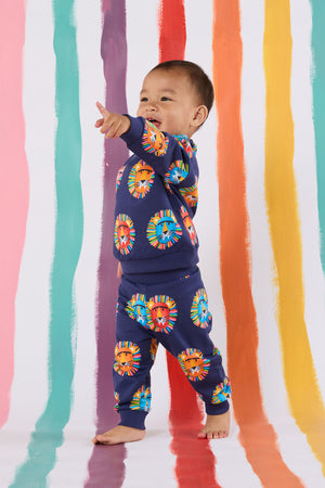 Gorman NZ - Lion Spot Baby Track Pant - navy