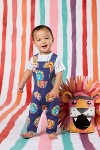 Gorman NZ - Lion Spot Baby Overalls - navy