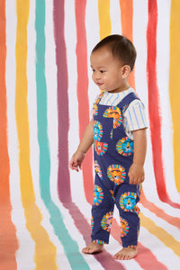 Gorman NZ - Lion Spot Baby Overalls - navy