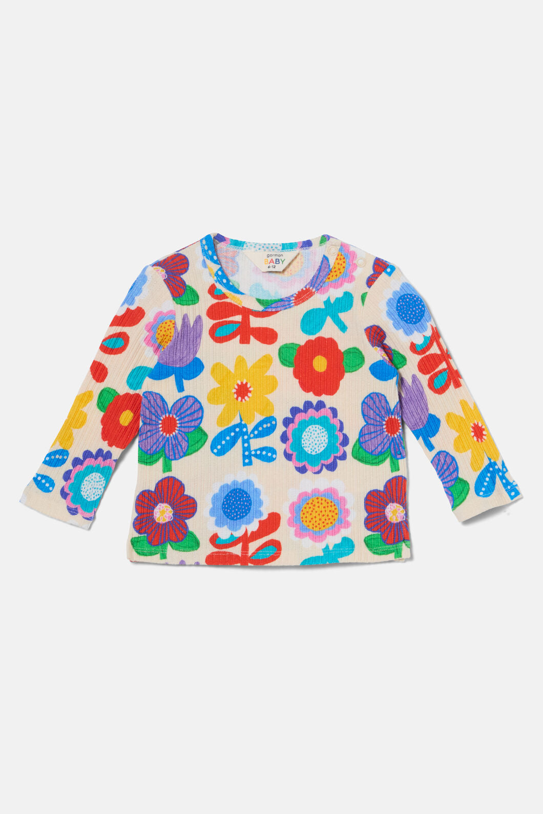 Gorman NZ - Geo Floral Baby T-Shirt - cream