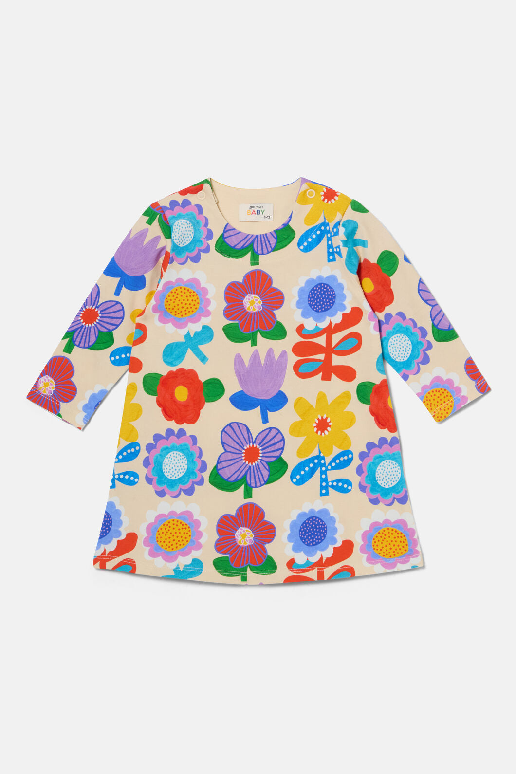 Gorman NZ - Geo Floral Baby Dress - cream