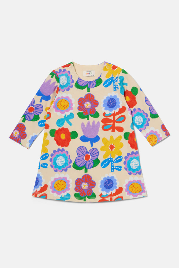 Gorman NZ - Geo Floral Baby Dress - cream