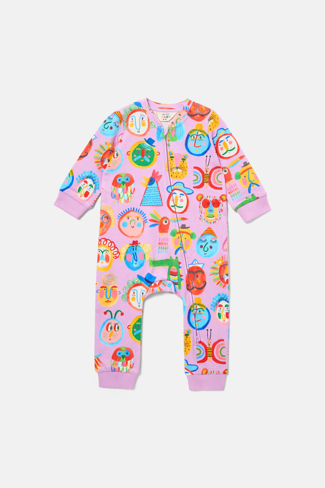 Gorman NZ - Gallery Baby Onesie - lilac
