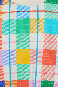 Gorman NZ - Rainbow Check Baby Sweater - multi