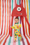 Gorman NZ - Monster Play Baby Overalls - yellow