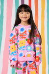 Gorman NZ - Geo Floral Kids Sweater - pink