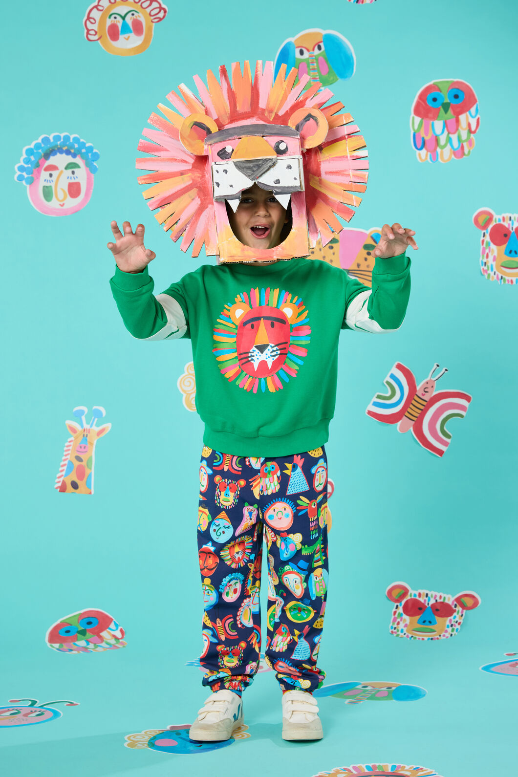 Gorman NZ - Lion Kids Sweater - green