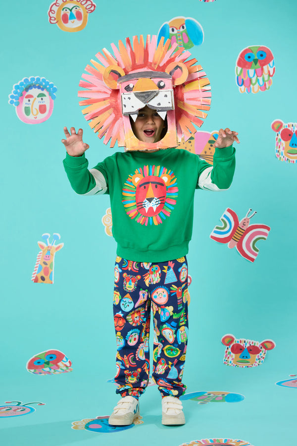 Gorman NZ - Lion Kids Sweater - green