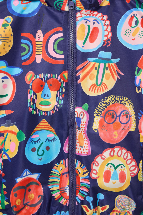 Gorman NZ - Gallery Kids Raincoat - navy