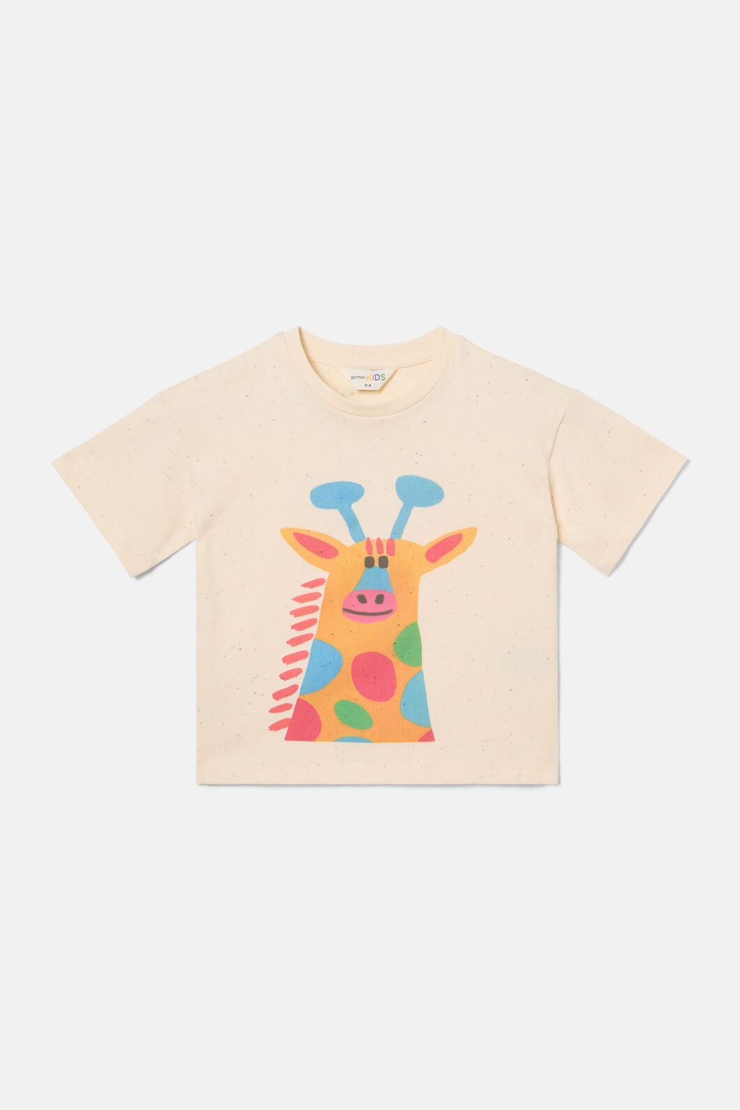 Gorman NZ - Giraffe Kids T-Shirt - cream
