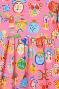 Gorman NZ - Gallery Kids Raglan Dress - pink