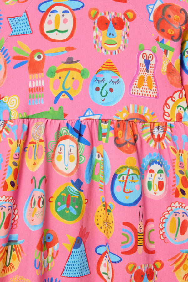 Gorman NZ - Gallery Kids Raglan Dress - pink