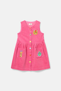 Gorman NZ - Gallery Kids Cord Pini Dress - pink
