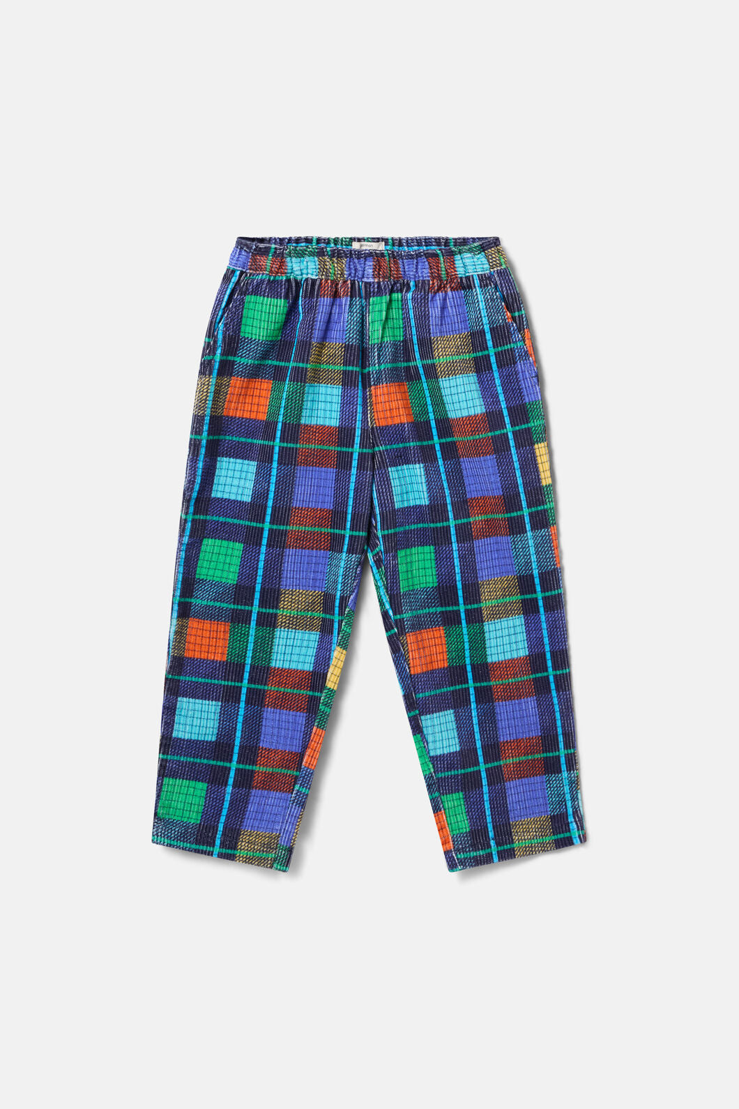 Gorman NZ - Navy Check Kids Cord Pant - navy