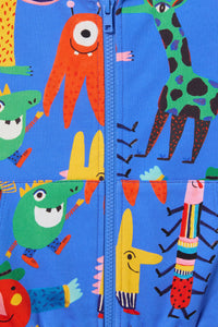 Gorman NZ - Monster Play Kids Zip Up Hoody - blue