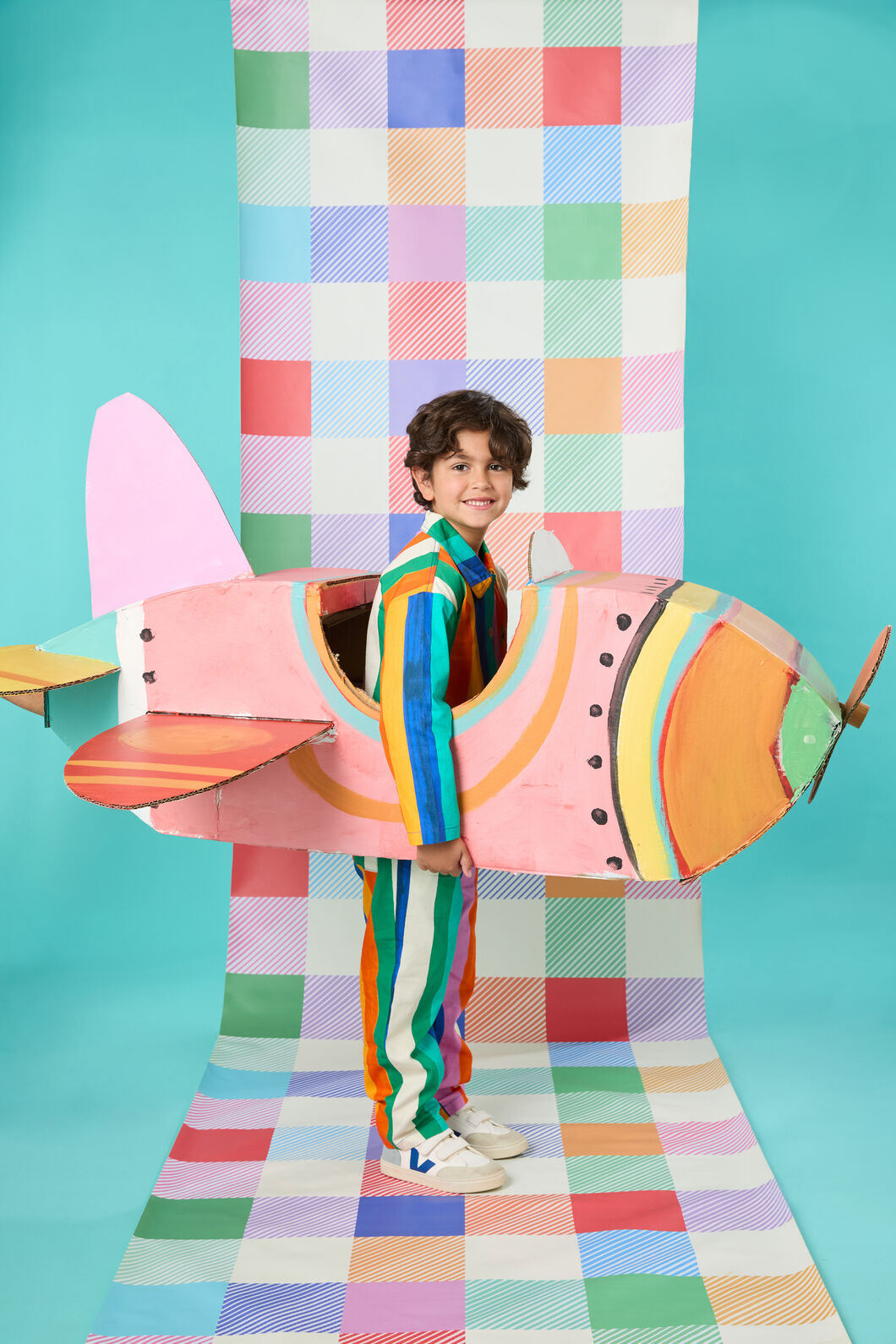 Gorman NZ - Painted Stripe Kids Pant - multi