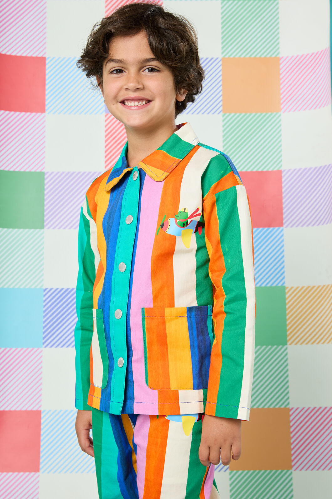 Gorman NZ - Painted Stripe Kids Jacket - multi