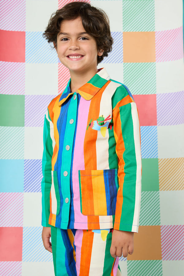 Gorman NZ - Painted Stripe Kids Jacket - multi
