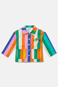 Gorman NZ - Painted Stripe Kids Jacket - multi