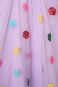 Gorman NZ - Spot Sequin Kids Dress - lilac