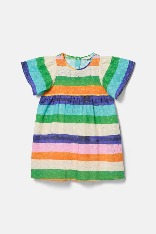 Gorman NZ - Painted Stripe Kids Dress - multi
