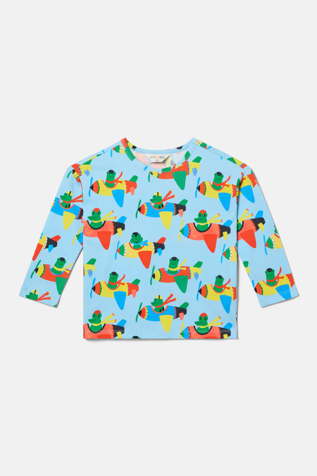 Gorman NZ - Flying Frogs Kids T-Shirt - blue