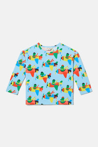 Gorman NZ - Flying Frogs Kids T-Shirt - blue