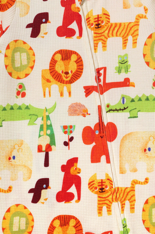 Gorman NZ - Animals Baby Onesie - cream