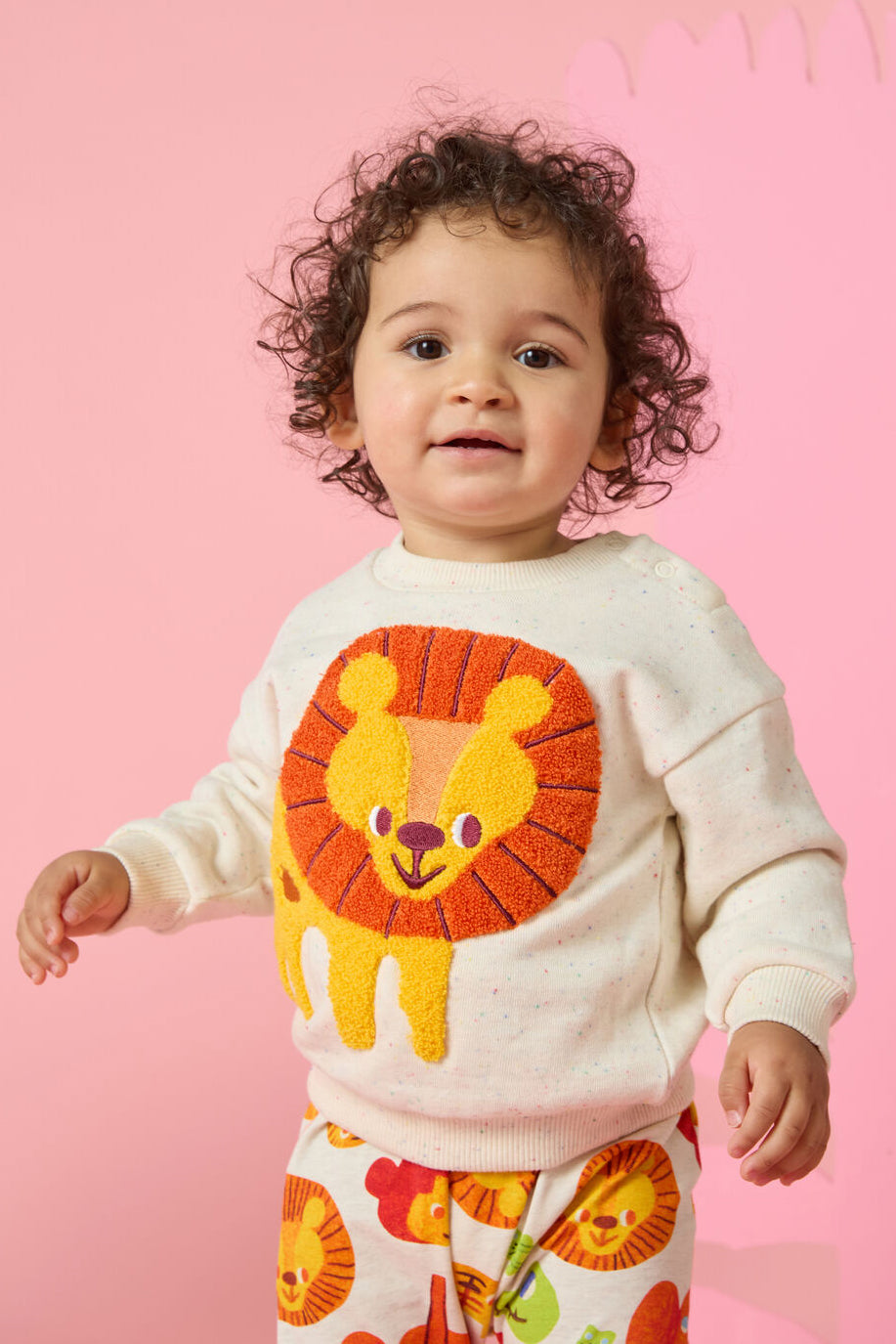Gorman NZ - Lion Baby Sweater - cream