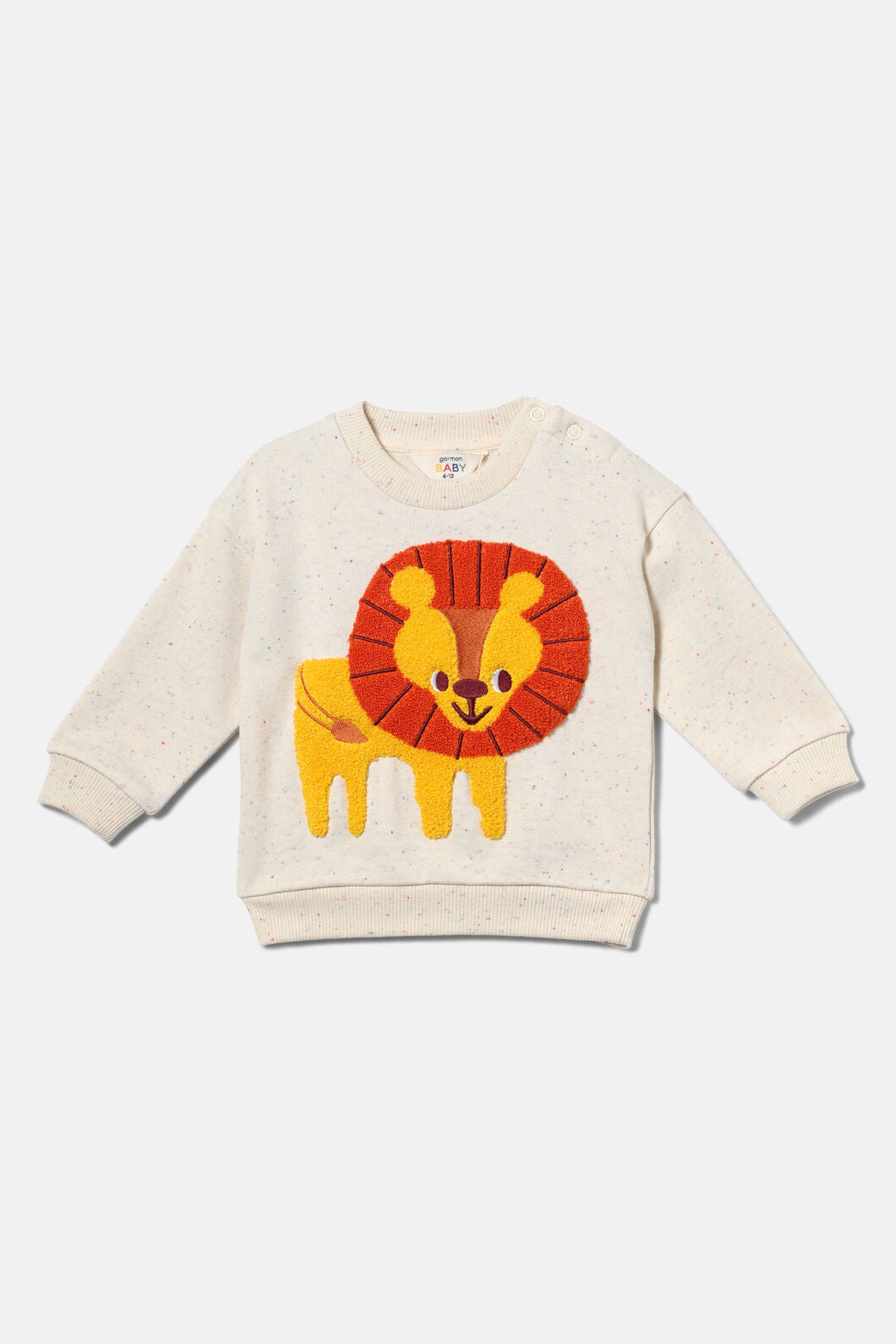 Gorman NZ - Lion Baby Sweater - cream