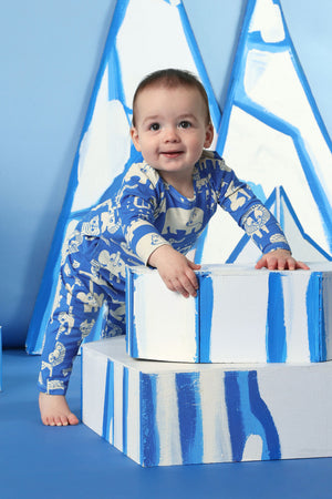 Gorman NZ - Soft Animal Baby T-Shirt - blue