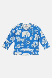 Gorman NZ - Soft Animal Baby T-Shirt - blue