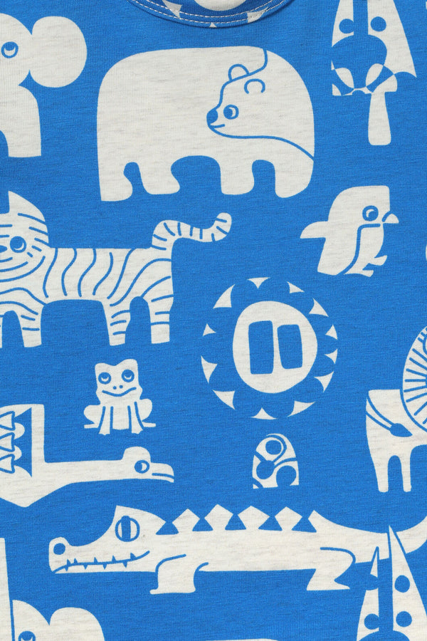 Gorman NZ - Soft Animal Baby T-Shirt - blue