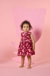 Gorman NZ - Soft Animal Baby Pini Dress - maroon