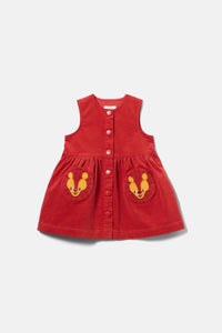 Gorman NZ - Lion Pocket Baby Pini Dress - red