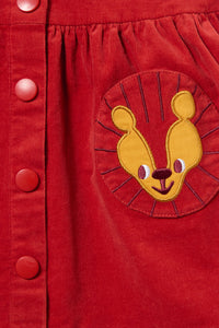 Gorman NZ - Lion Pocket Baby Pini Dress - red