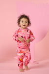 Gorman NZ - Funky Birds Baby Track Pant - pink