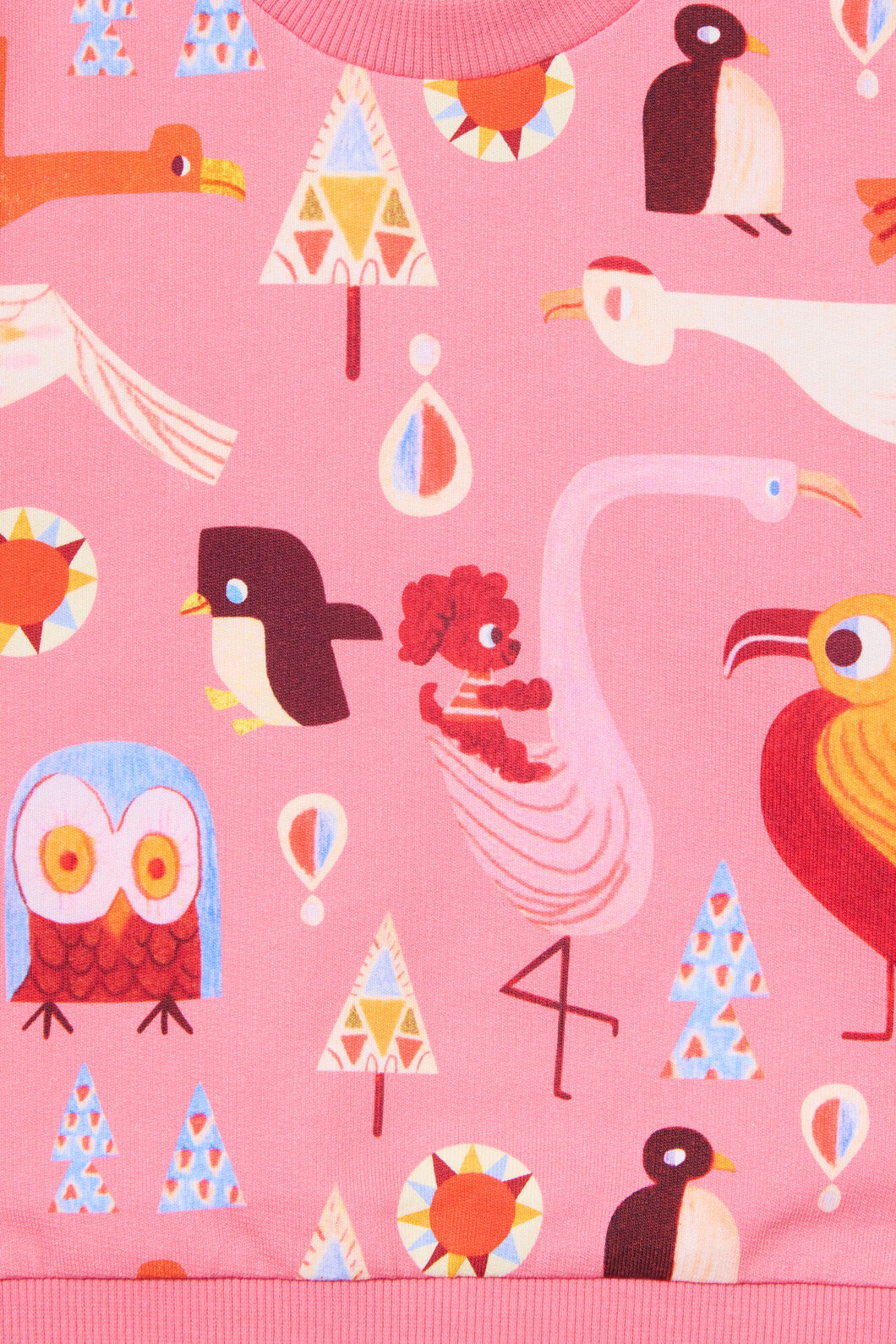 Gorman NZ - Funky Birds Baby Sweater - pink