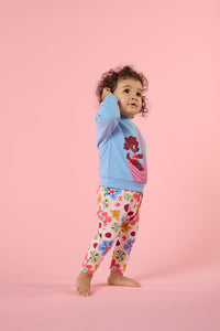 Gorman NZ - Spotty Floral Baby Legging - pink