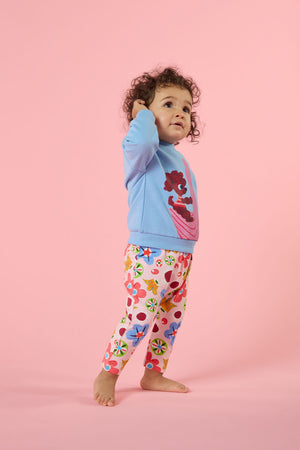 Gorman NZ - Spotty Floral Baby Legging - pink