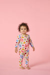 Gorman NZ - Spotty Floral Baby Onesie - pink