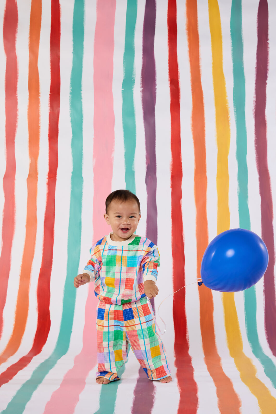Gorman NZ - Rainbow Check Baby Track Pant - multi