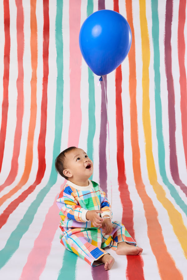 Gorman NZ - Rainbow Check Baby Track Pant - multi