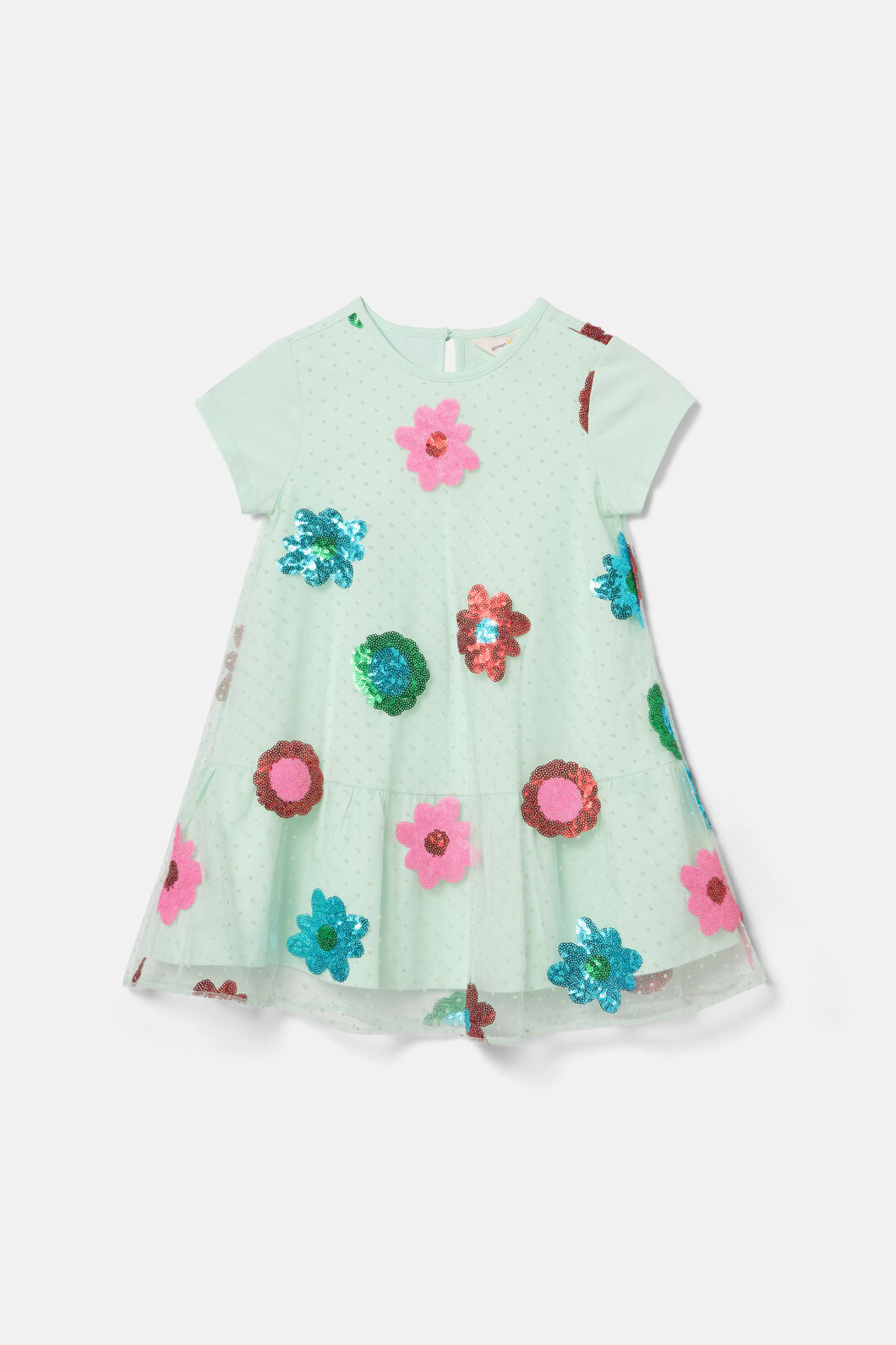 Gorman NZ - Floral Sequins Dress - mint