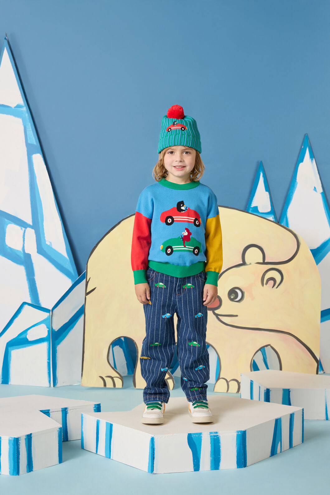 Gorman NZ - Drivers Kids Knit Jumper - multi