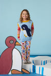 Gorman NZ - Fluffy Penguin Kids Knit Vest - blue