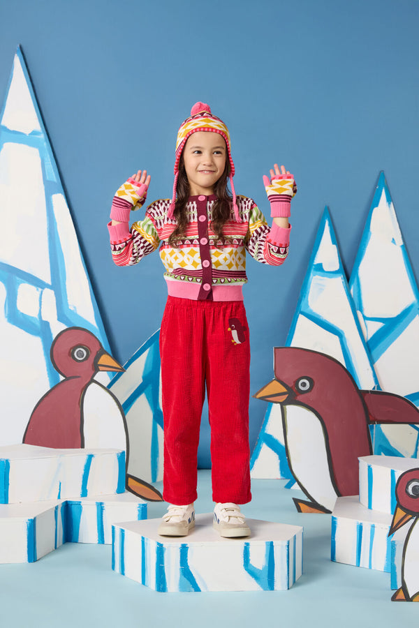 Gorman NZ - Abstract Kids Cardigan - multi